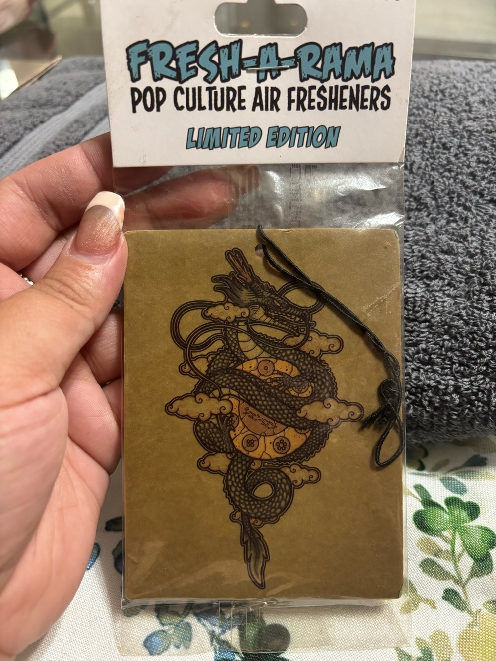 Limited Edition Dragon Pop Culture Air Freshener - Brown